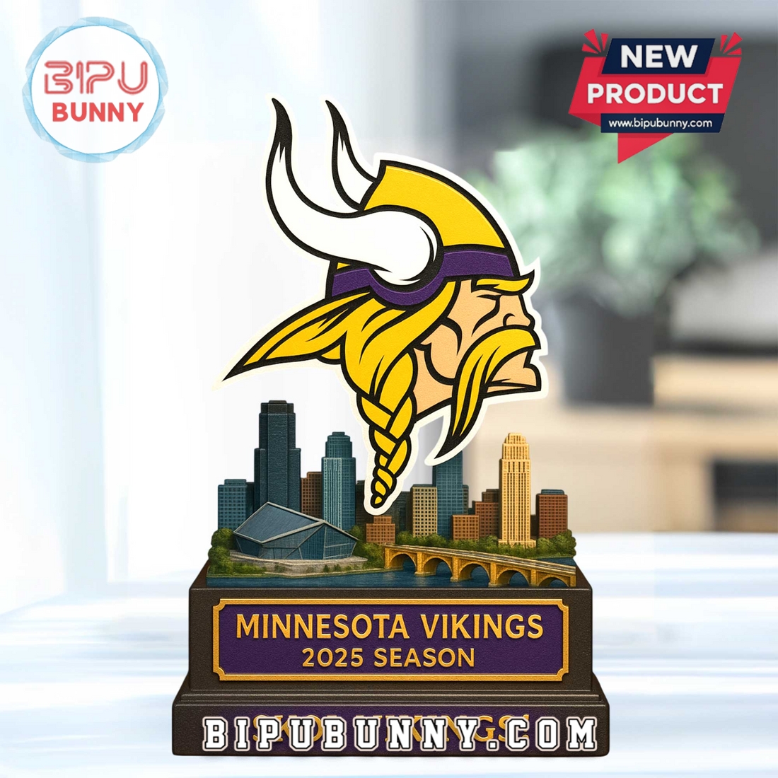 Minnesota Vikings Acrylic Standee Figures Minnesota Vikings Acrylic Standee Figures