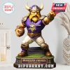 Minnesota Vikings mascot figure displayed on a shelf.