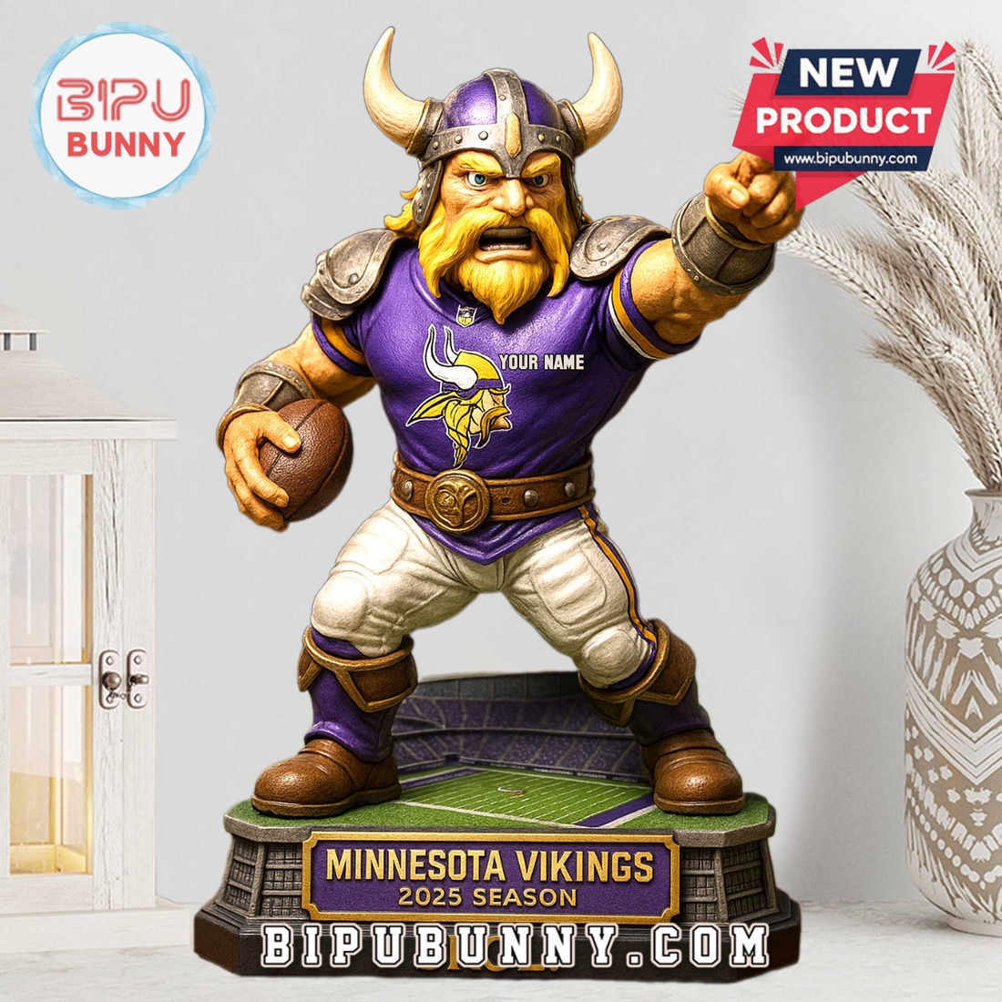 Minnesota Vikings Custom Acrylic Standee Figures Minnesota Vikings Custom Acrylic Standee Figures