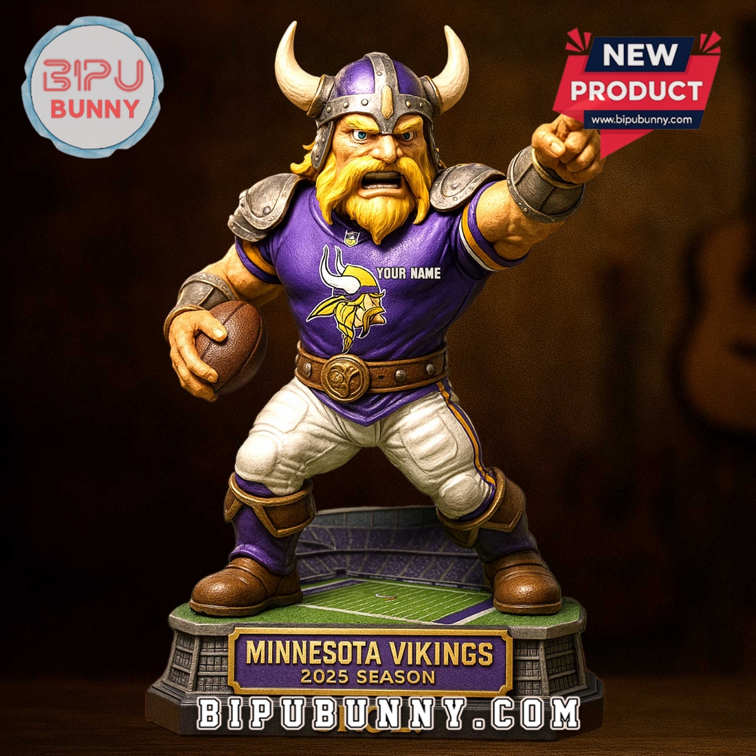 Minnesota Vikings Custom Acrylic Standee Figures Minnesota Vikings Custom Acrylic Standee Figures