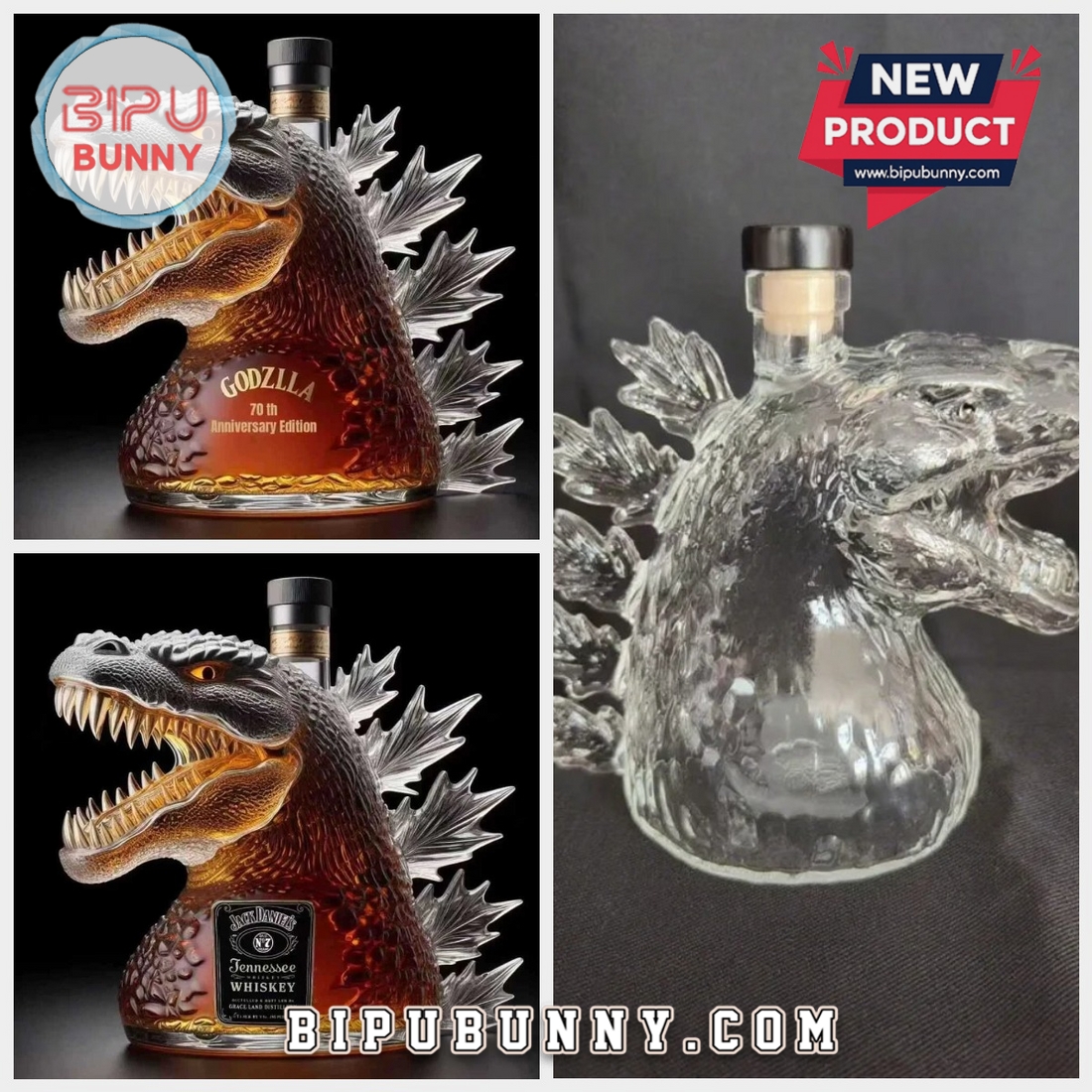 Monster-Themed Whiskey Decanter Bottle Monster-Themed Whiskey Decanter Bottle