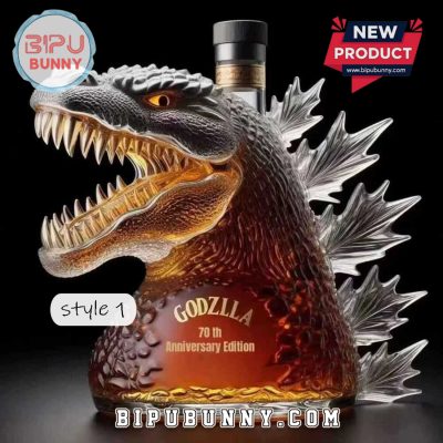 Monster-Themed Whiskey Decanter Bottle