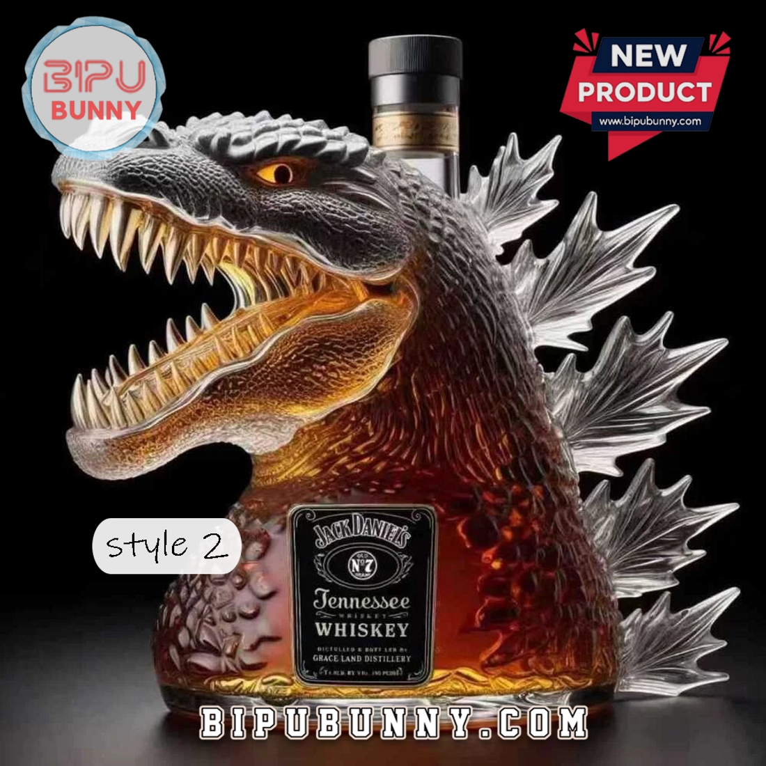 Monster-Themed Whiskey Decanter Bottle Monster-Themed Whiskey Decanter Bottle