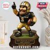 Personalized Saints figure with clear jersey and team base.