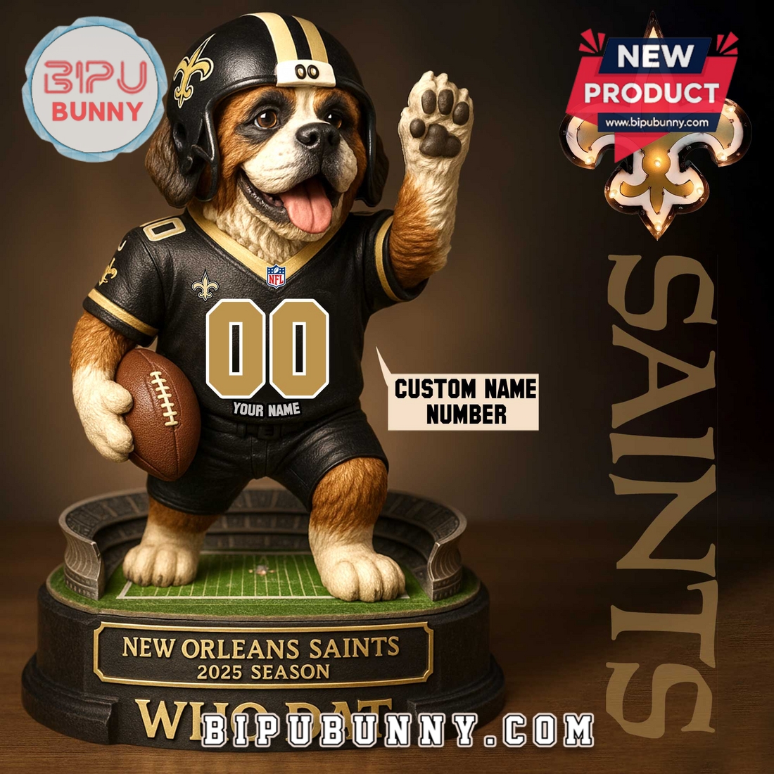 New Orleans Saints Acrylic Standee Figures New Orleans Saints Acrylic Standee Figures