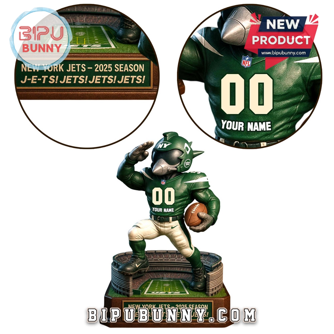 New York Jets Acrylic Standee Figures New York Jets Acrylic Standee Figures