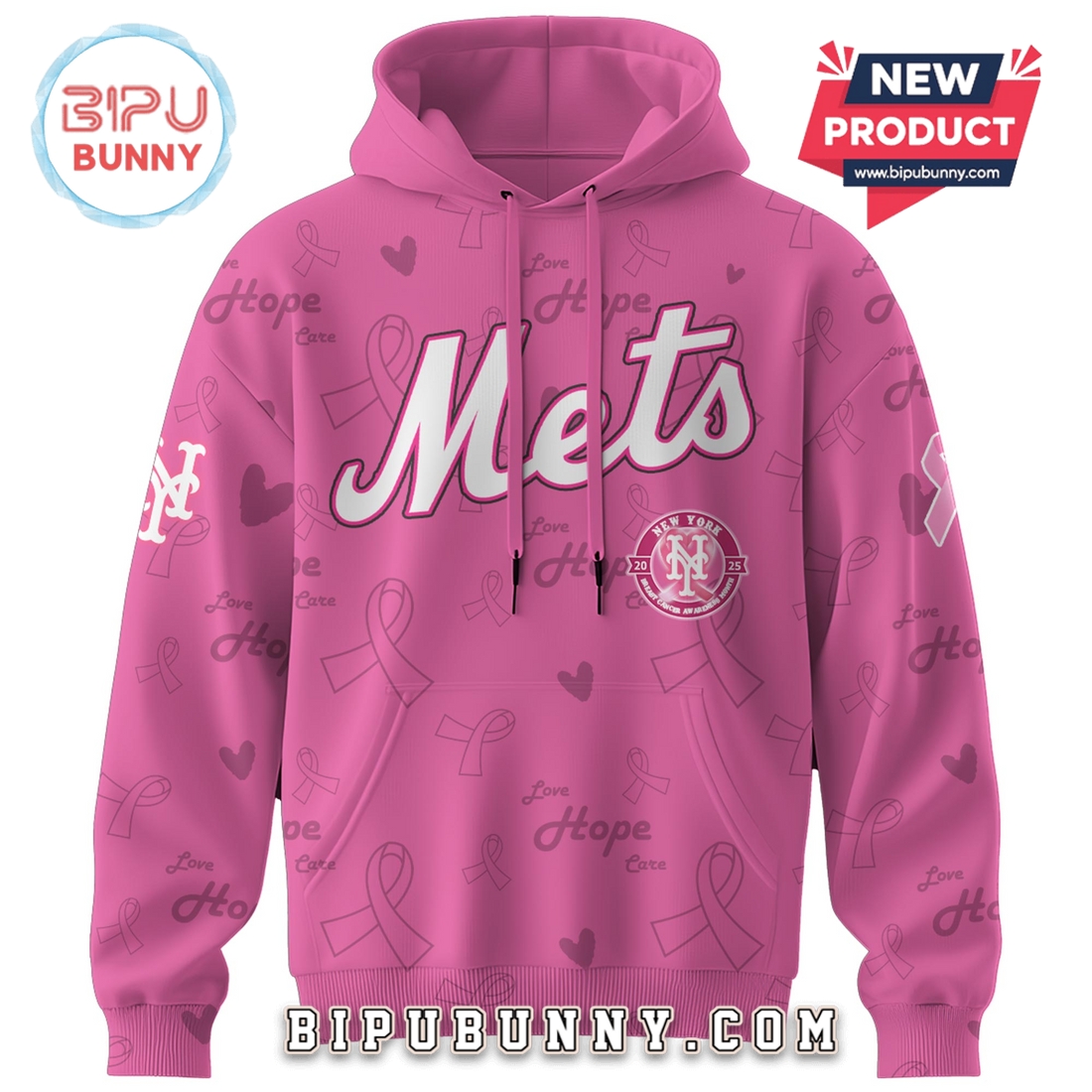 New York Mets x Breast Cancer Awareness Hoodie And Pants New York Mets x Breast Cancer Awareness Hoodie And Pants