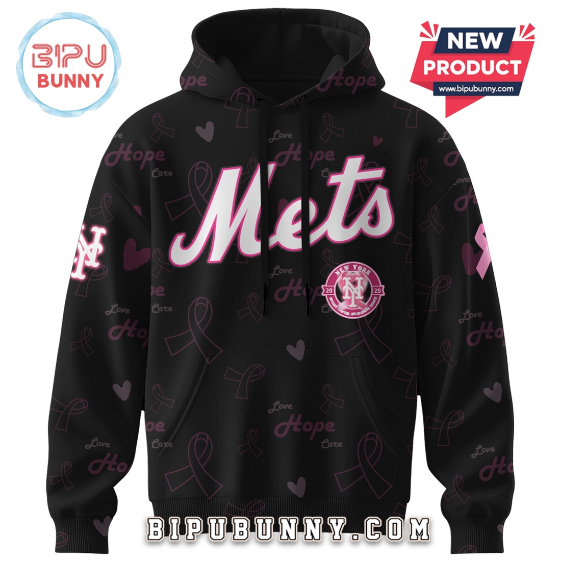 New York Mets x Breast Cancer Awareness Month Hoodie And Pants New York Mets x Breast Cancer Awareness Month Hoodie And Pants