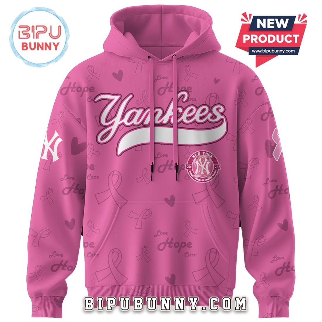 New York Yankees x Breast Cancer Awareness Hoodie And Pants New York Yankees x Breast Cancer Awareness Hoodie And Pants