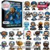 Detroit Lions Advent Calendar 2025 Style 1 featuring collectible Funko Pop-style figures from the team’s history.