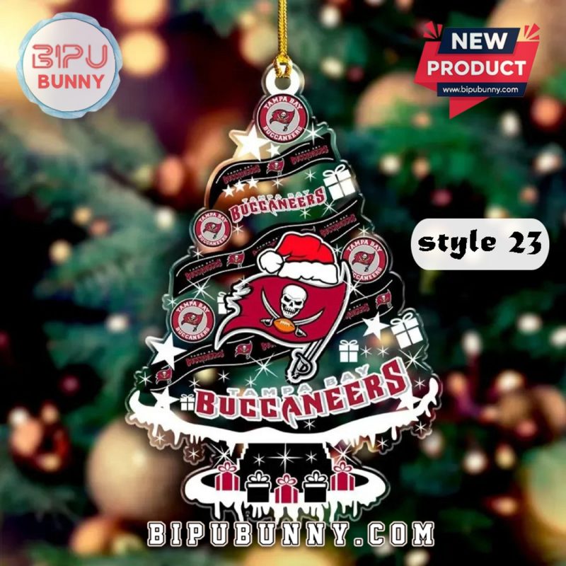 Décoration De Noël Tampa Bay Buccaneers – Étoile Métal 3D – FOCO