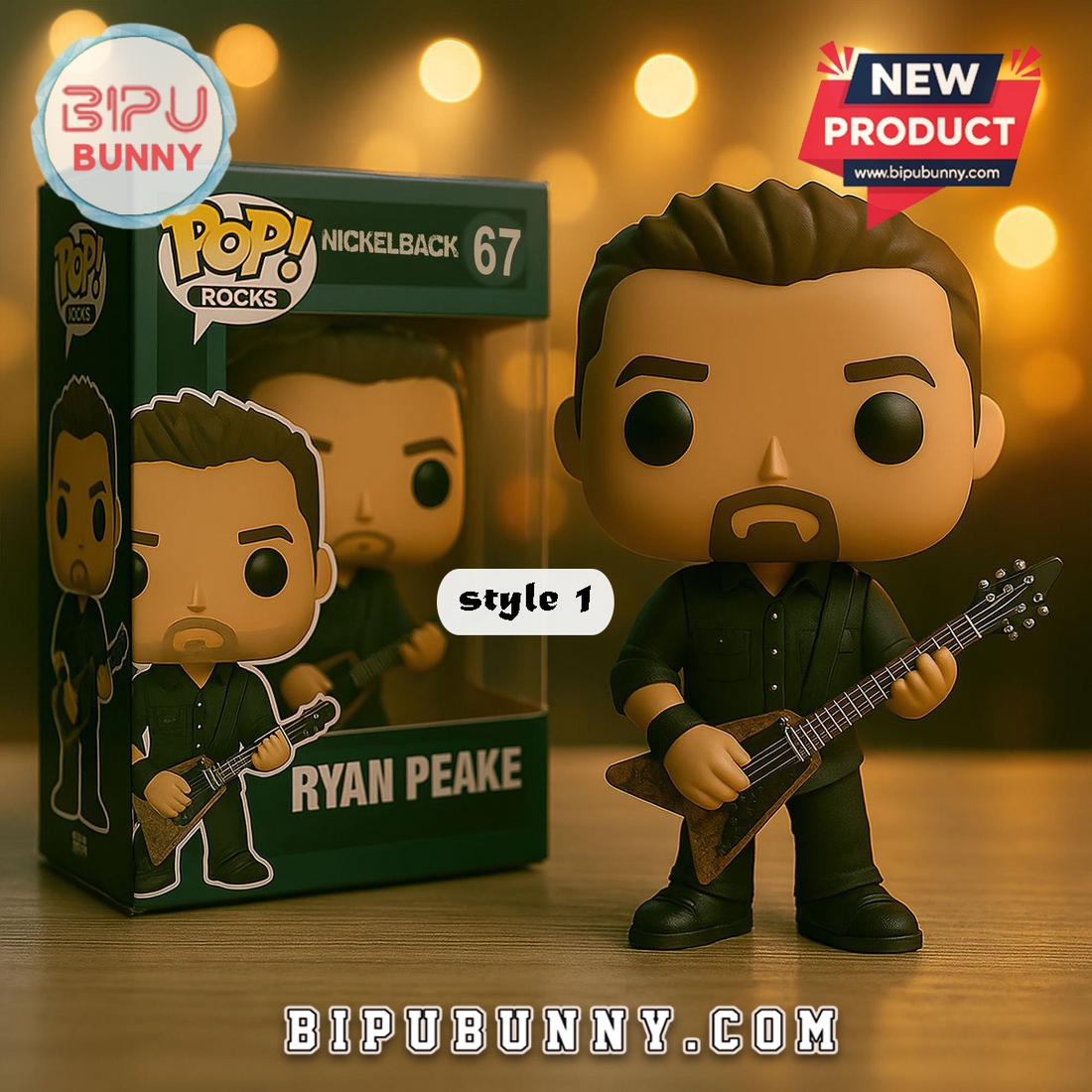 Nickelback Funko Vinyl Collectible Figure Nickelback Funko Vinyl Collectible Figure