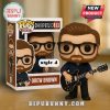 Drew Brown Funko Pop figure with black guitar and glasses.