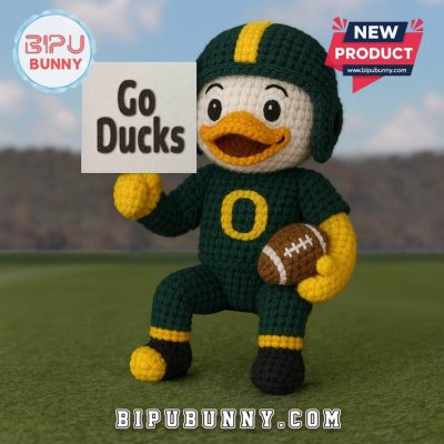 Oregon Ducks Emotional Support Crochet Doll