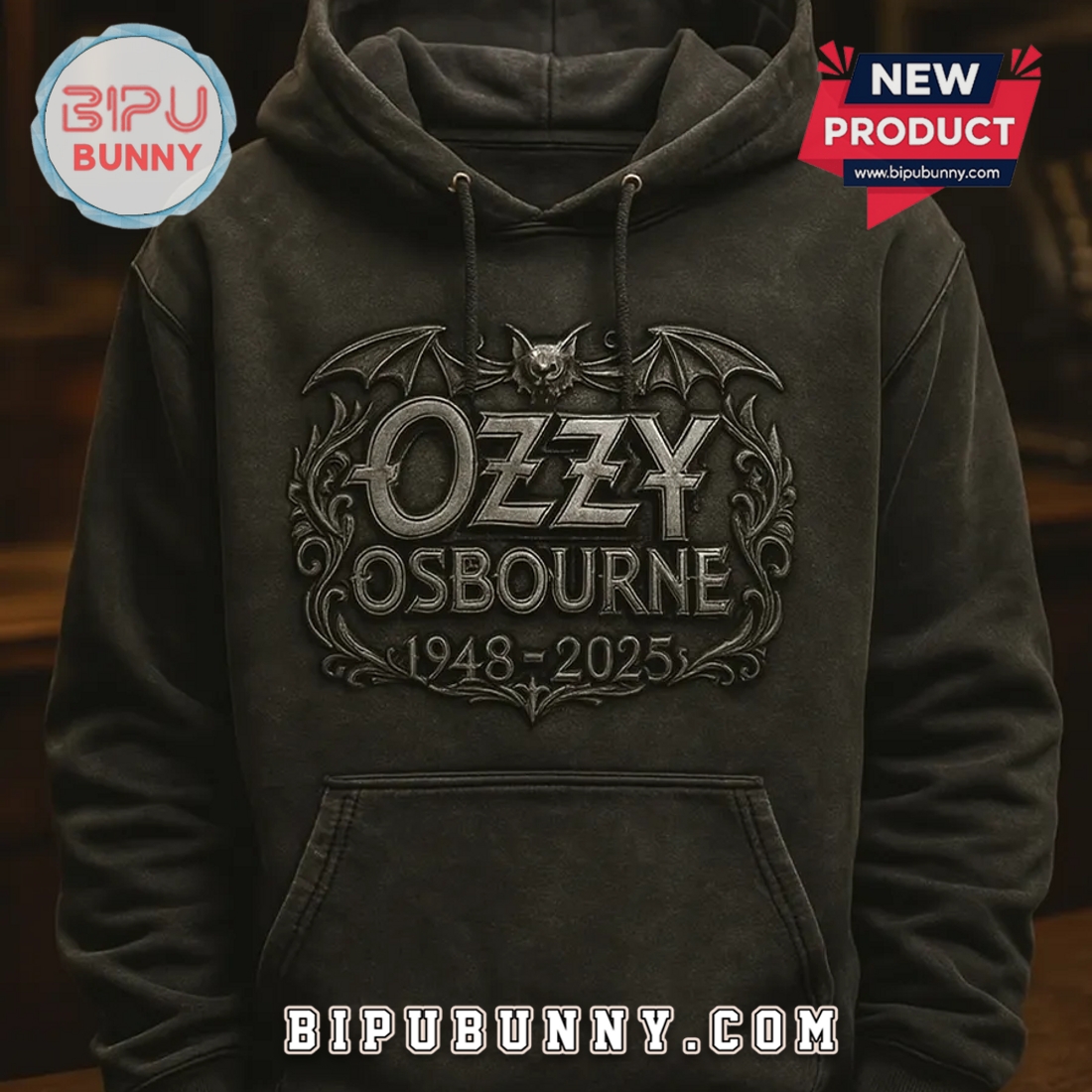 Ozzy Osbourne 1948 – 2025 Pullover Hoodie Ozzy Osbourne 1948 – 2025 Pullover Hoodie