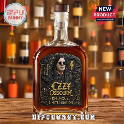 Ozzy Osbourne Limited Edition 25oz Whiskey Bottle