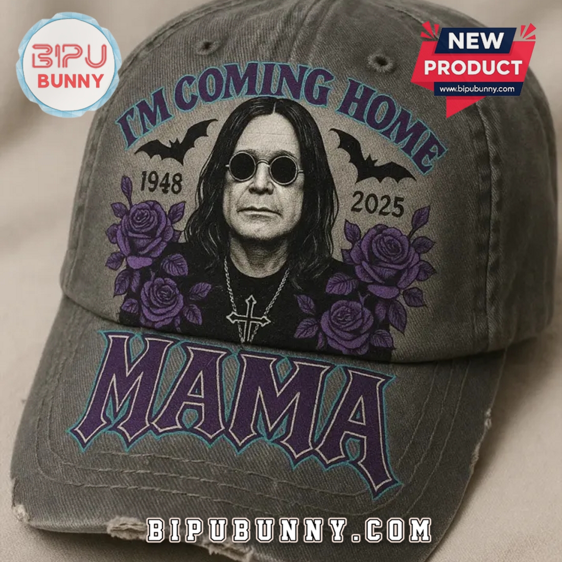 Ozzy Osbourne Mama, I’m Coming Home Cap Ozzy Osbourne Mama, I’m Coming Home Cap