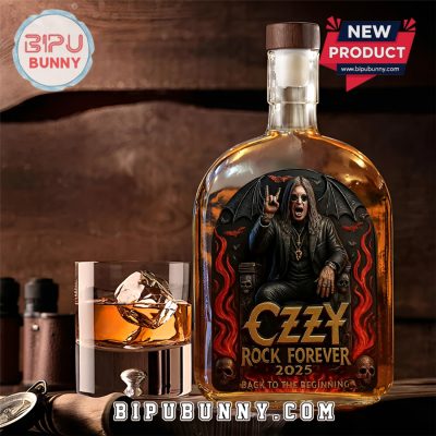Ozzy Osbourne Rock Forever 25oz Whiskey Bottle Ozzy Osbourne Rock Forever 25oz Whiskey Bottle