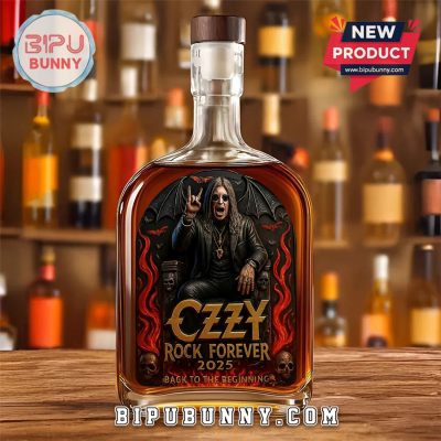 Ozzy Osbourne Rock Forever 25oz Whiskey Bottle