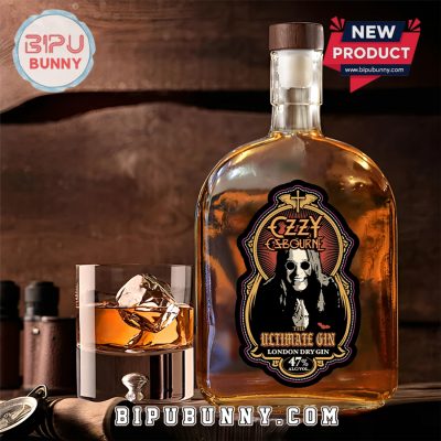 Ozzy Osbourne Ultimate Gin 25oz Whiskey Bottle Ozzy Osbourne Ultimate Gin 25oz Whiskey Bottle