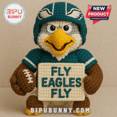 Philadelphia Eagles Emotional Support Crochet Doll