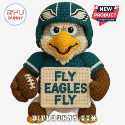 Philadelphia Eagles Emotional Support Crochet Doll