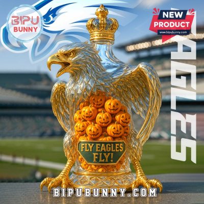 Philadelphia Eagles Fly Eanlges Fly Whiskey Bottle