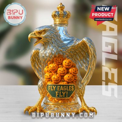 Philadelphia Eagles Fly Eanlges Fly Whiskey Bottle