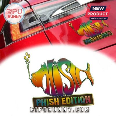 Phish Laser Engraved Car Name Badge