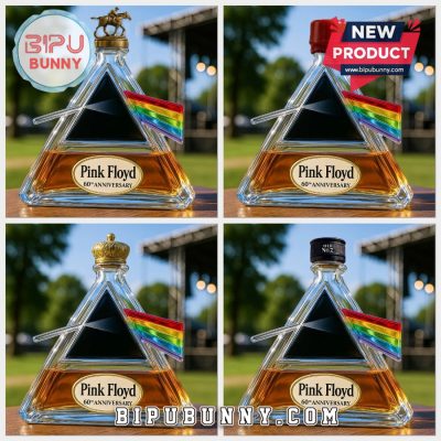Pink Floyd 60th Anniversary Whiskey Bottle