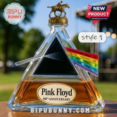 Pink Floyd 60th Anniversary Whiskey Bottle