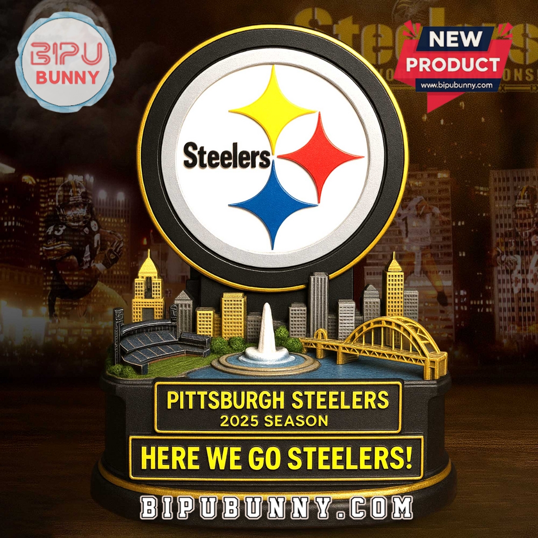Pittsburgh Steelers Acrylic Standee Figures Pittsburgh Steelers Acrylic Standee Figures