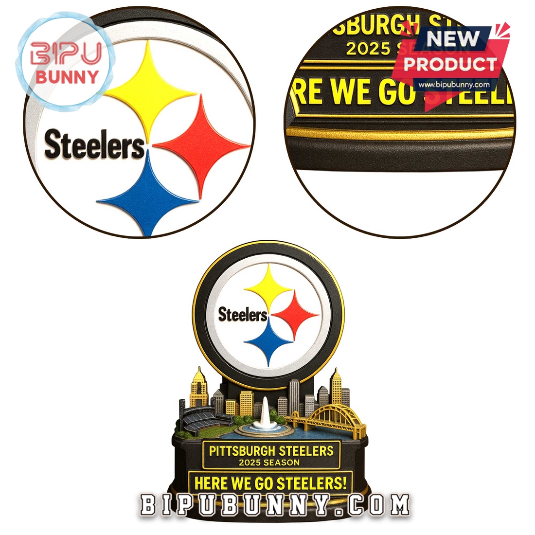 Pittsburgh Steelers Acrylic Standee Figures Pittsburgh Steelers Acrylic Standee Figures