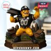 Steelers figure next to home decor items.