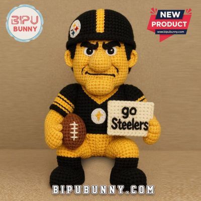 Pittsburgh Steelers Emotional Support Crochet Doll