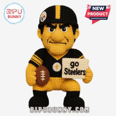 Pittsburgh Steelers Emotional Support Crochet Doll