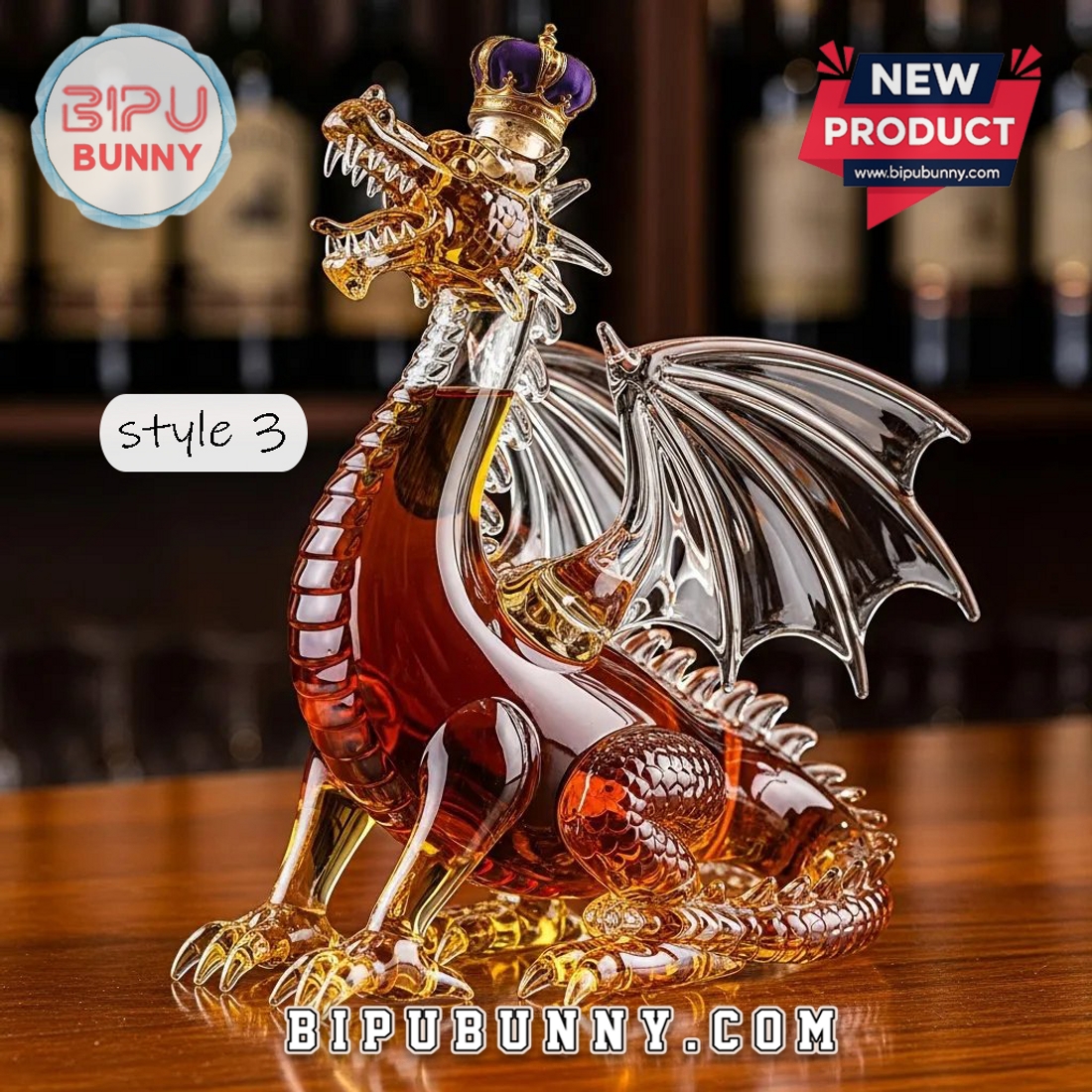 Premium Dragon’s Majesty Whiskey Bottle Premium Dragon’s Majesty Whiskey Bottle