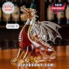 Dragon-shaped whiskey bottle with a bold red cap.