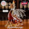Dragon-shaped whiskey bottle with a wooden cap.