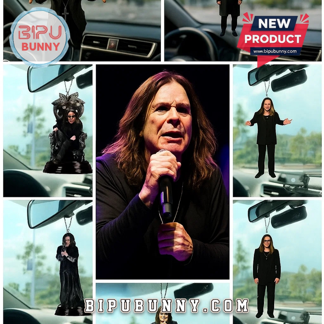 Premium Ozzy Osbourne Car Hanging Ornament Premium Ozzy Osbourne Car Hanging Ornament