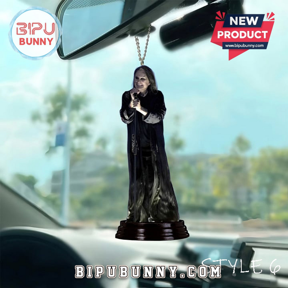 Premium Ozzy Osbourne Car Hanging Ornament Premium Ozzy Osbourne Car Hanging Ornament