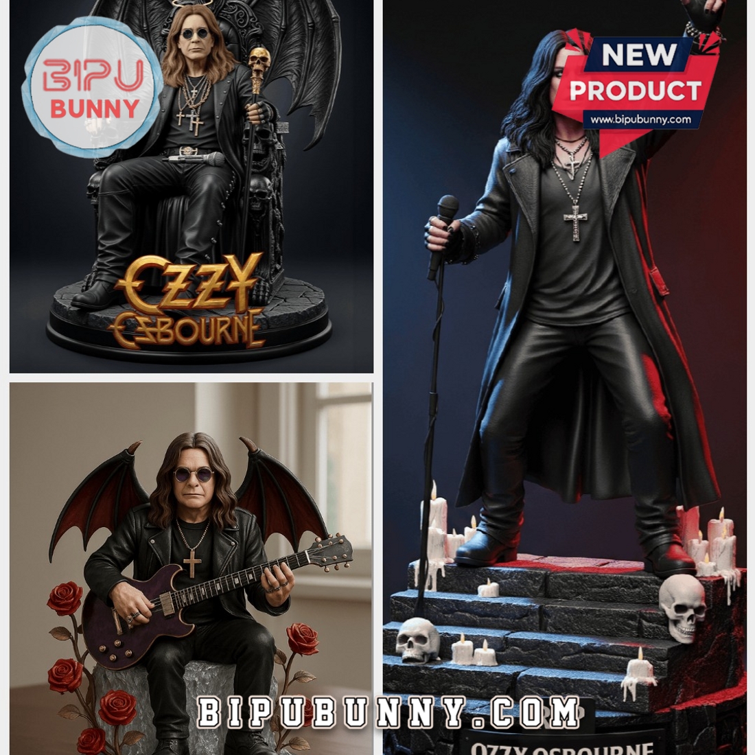 Premium Ozzy Osbourne Resin Statue Premium Ozzy Osbourne Resin Statue