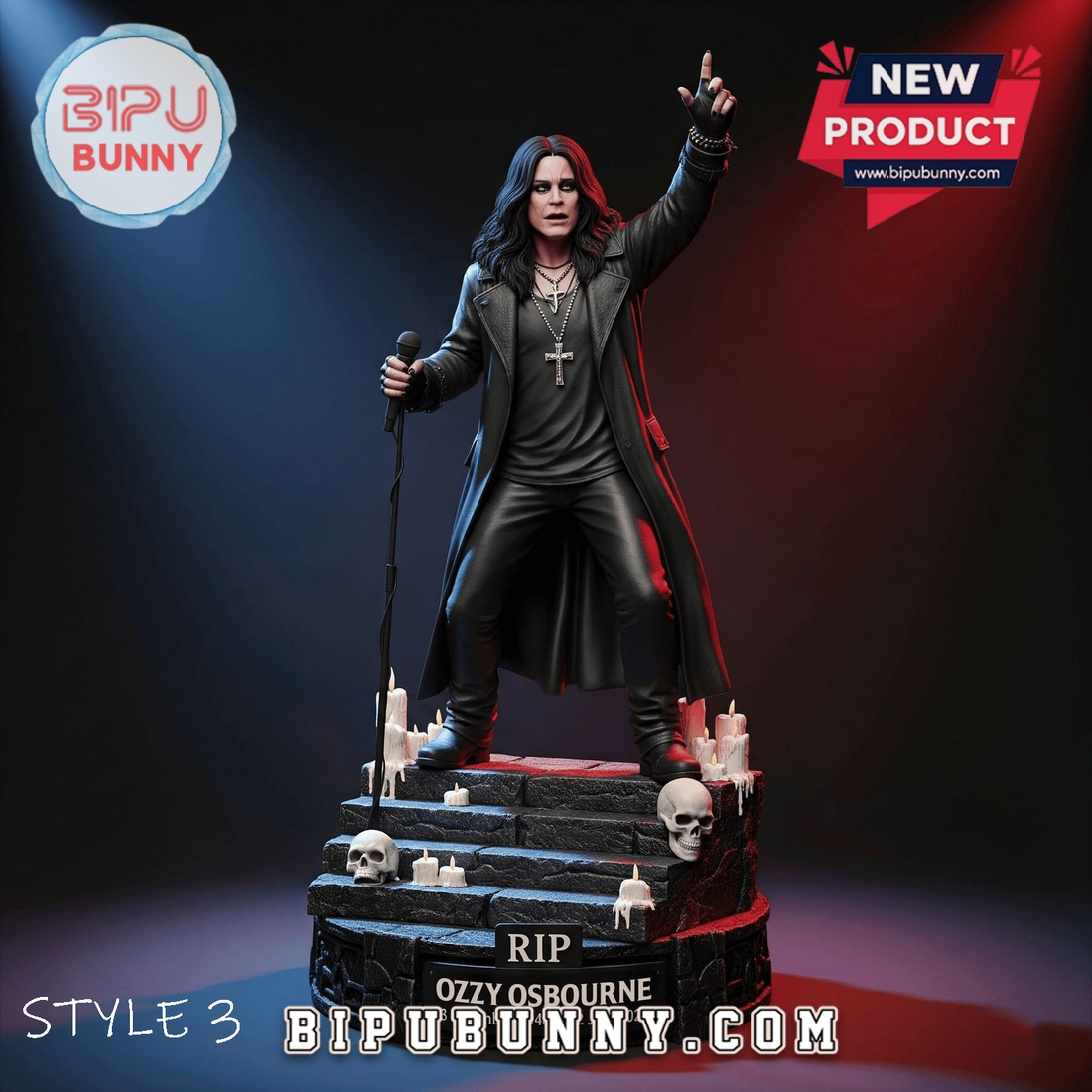 Premium Ozzy Osbourne Resin Statue Premium Ozzy Osbourne Resin Statue