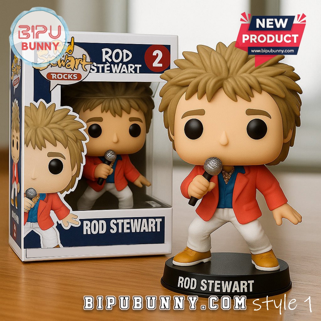 Premium Rod Stewart Commemorative Figure Premium Rod Stewart Commemorative Figure
