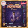 Monopoly board designed for the Prince Musician Edition with themed properties.