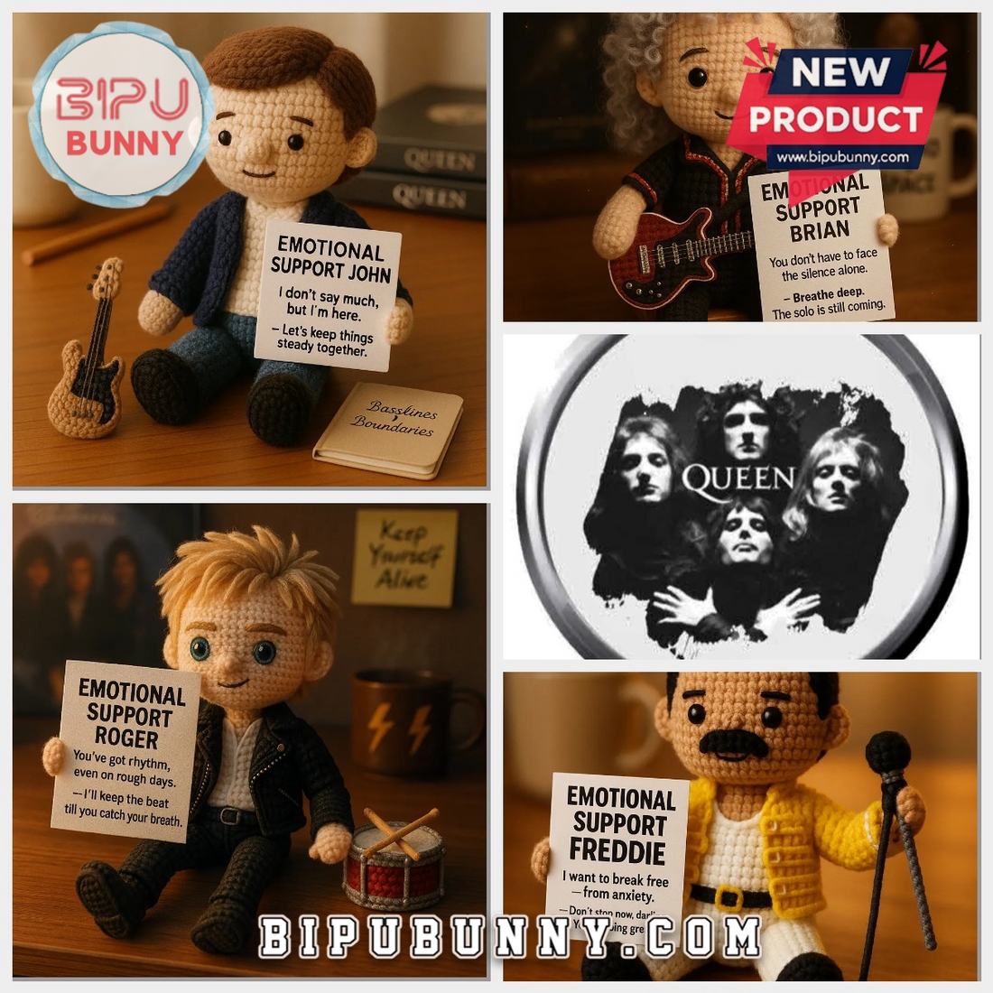 Queen Crocheted Emotional Support Dolls Queen Crocheted Emotional Support Dolls