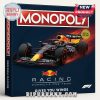Box cover of Monopoly Red Bull Racing Special Edition with a Formula One car.