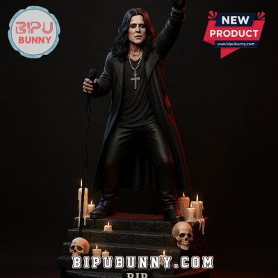 Rip Ozzy Osbourne 1948 – 2025 Resin Statue