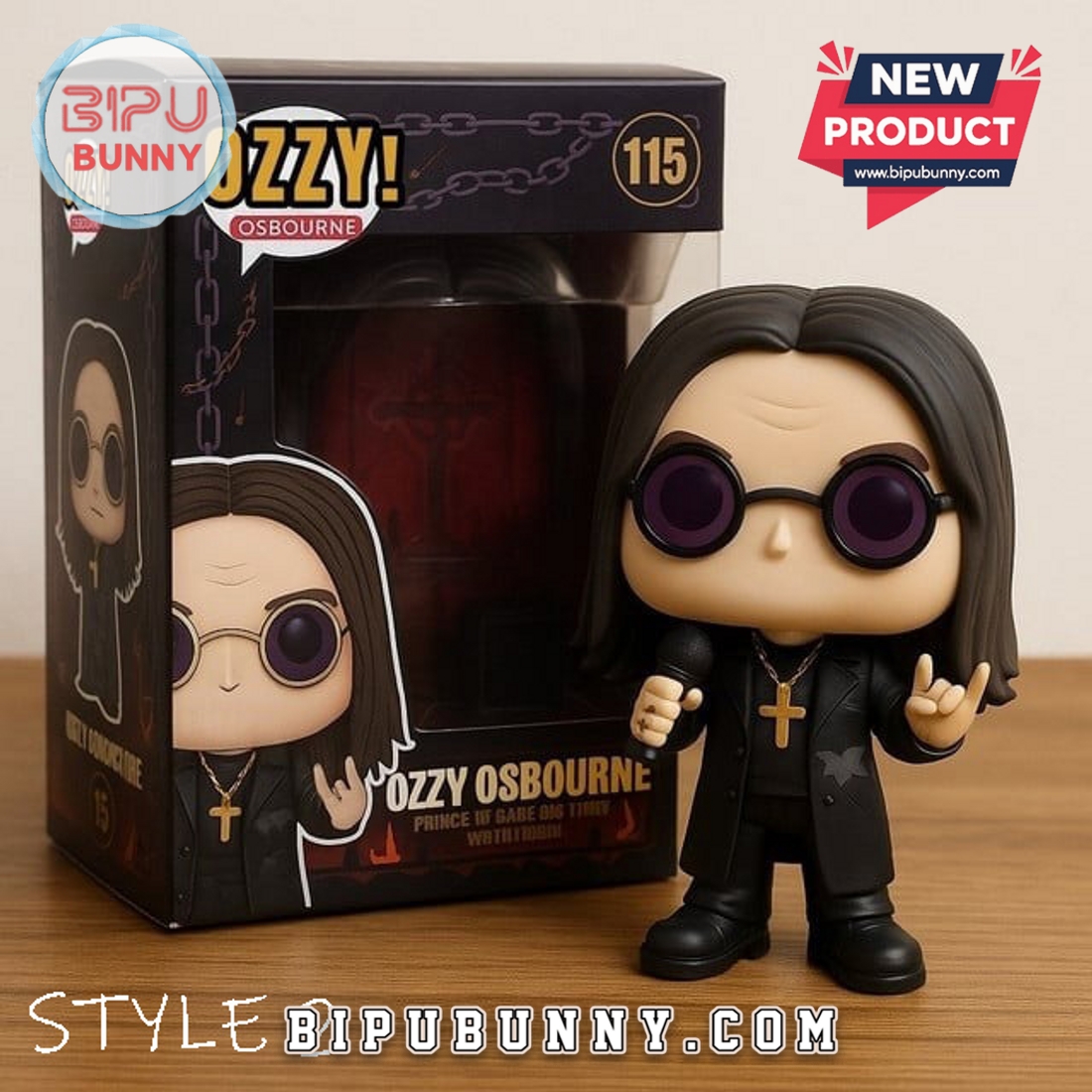 Rip Ozzy Osbourne 1948 – 2025 Resin Statue Rip Ozzy Osbourne 1948 – 2025 Resin Statue