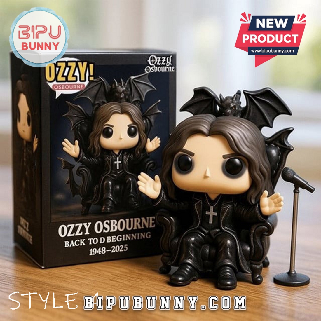 Rip Ozzy Osbourne 1948 – 2025 Resin Statue Rip Ozzy Osbourne 1948 – 2025 Resin Statue